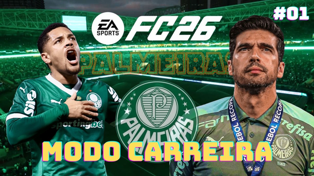 VITOR ROQUE COMEÇOU A TEMPORADA COM TUDO! EA FC 26 Modo Carreira Palmeiras | EP.01