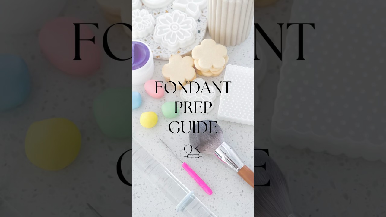 Hey bakers! As requested, here&rsquo;s my  fondant prep guide, more info in description #fondant #cookies
