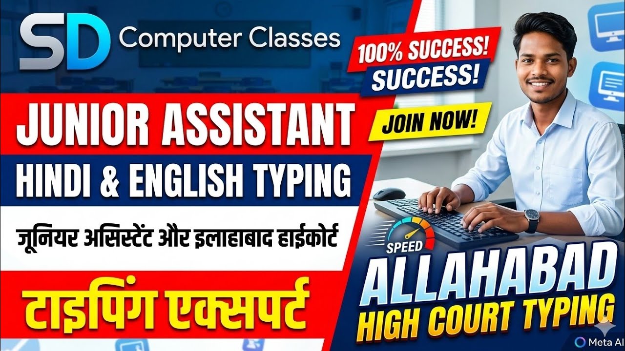SD Computer Classes is live! typing improvement tips for by Sani sir