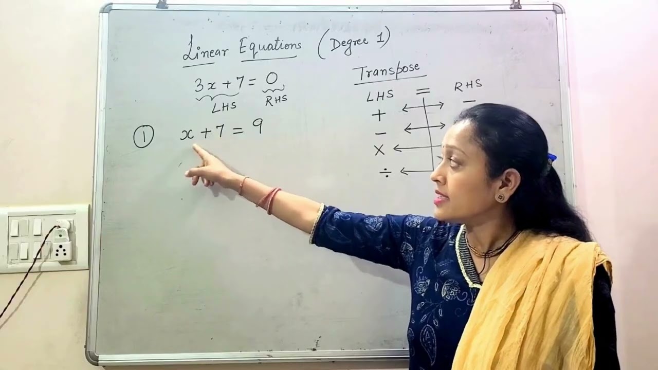 Linear Equations Made Super Easy 🔥 | Step-by-Step Method | Algebra Basics | Class 6,7,8 Maths