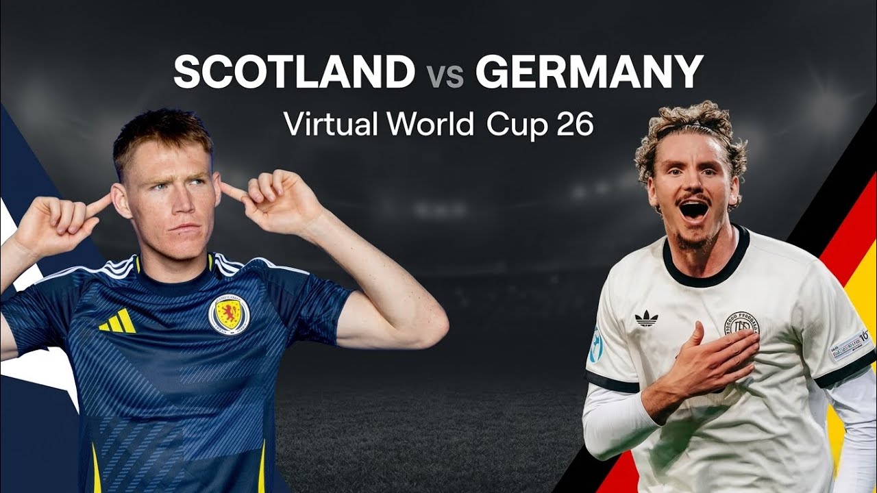 Virtual World Cup 26 – SCOTLAND  vs GERMANY | Group Stage Match