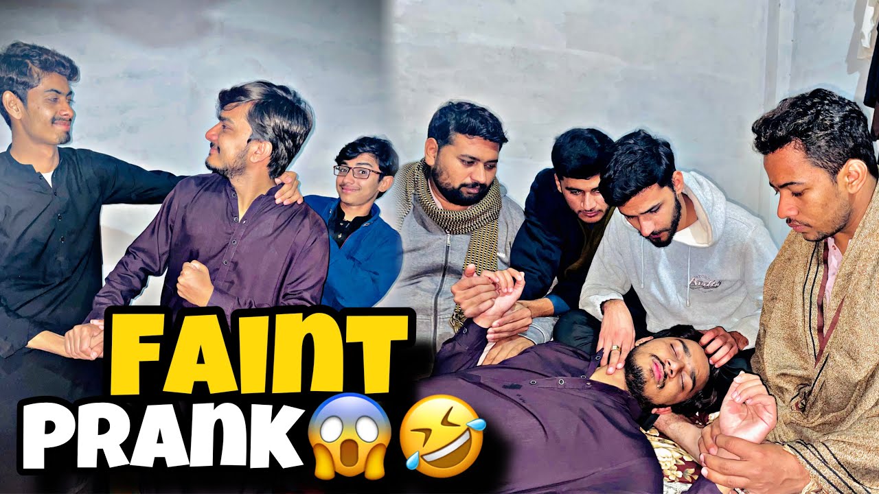 Faint Prank 😱🤣 | Ambulance a gyi 😳 | Ahad or Malik gussa kr gye 😓