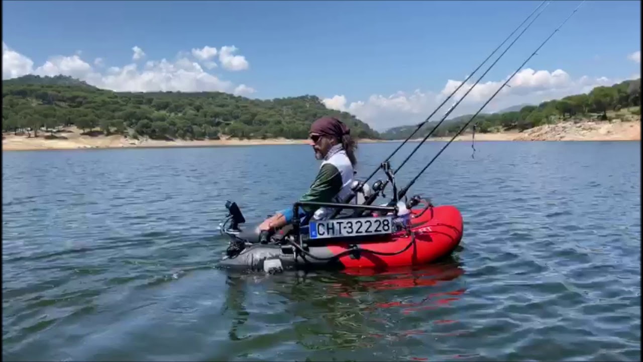 Probando el motor el&eacute;ctrico en mi Hart Sikkario