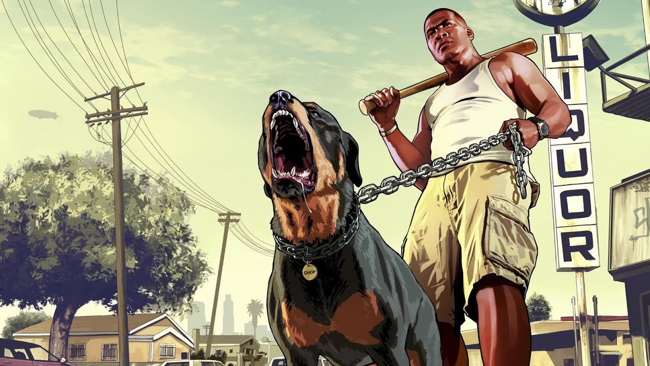 EL PERRO CHOP - GTA V MODO HISTORIA 