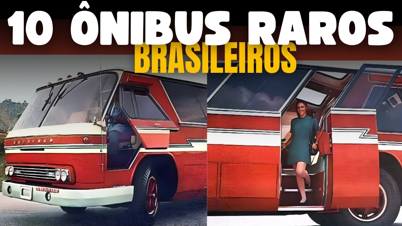 10 ÔNIBUS RAROS RODOVIÁRIOS QUE TIVEMOS NO BRASIL