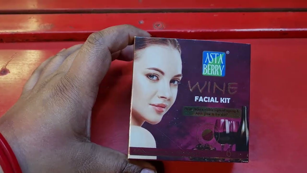 Asta Berry Wine Facial kit Review and full Demo at Home step by step winter season Best facial#viral