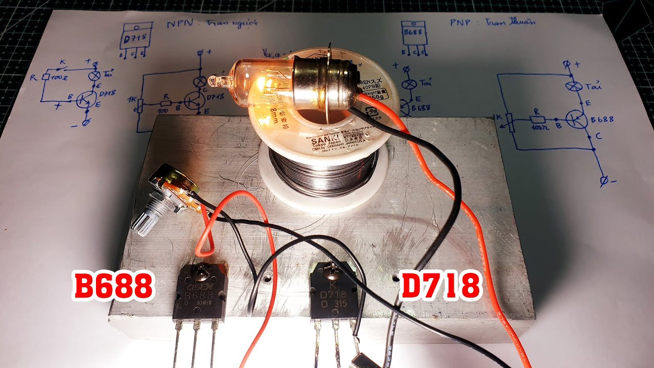 Transistors làm việc như nào - Mạch điện đơn giản này sẽ rất hữu ích cho các bạn