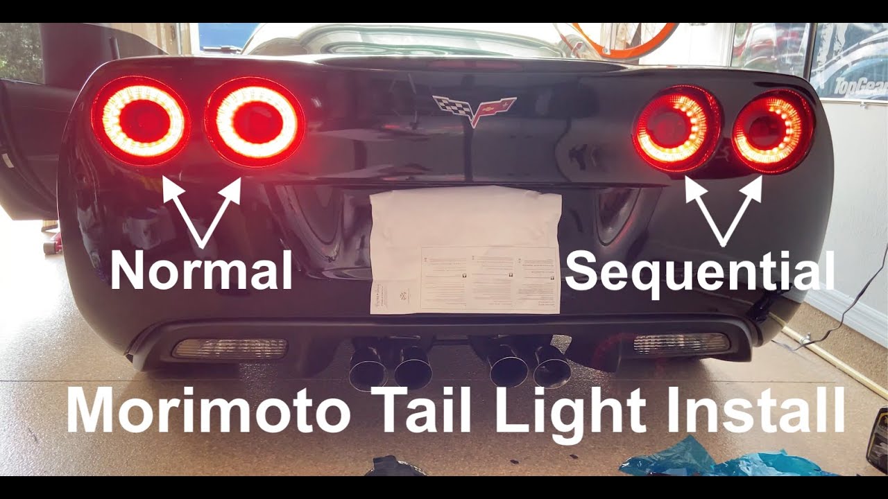 Corvette Morimoto XB Tail Light Install