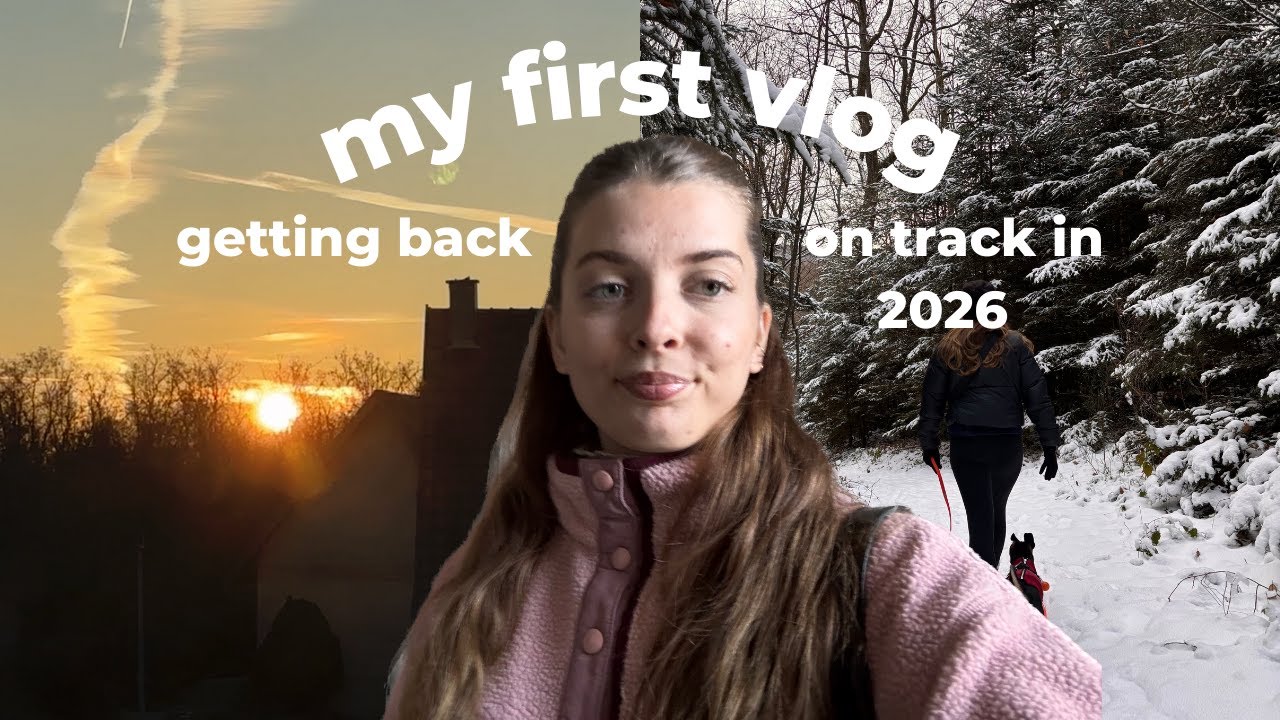 My first vlog | getting back on track in 2026 ♥