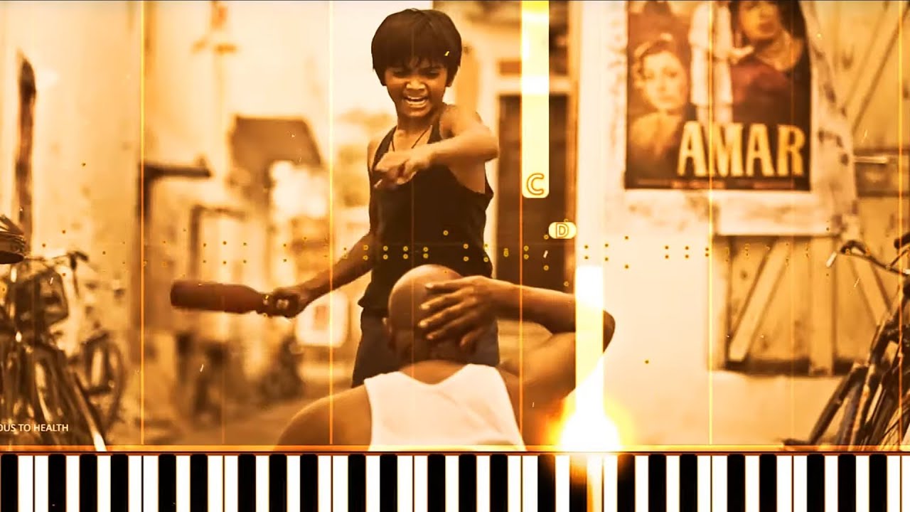 Dheera Dheera {KGF-Piano Notes Shafil KD}