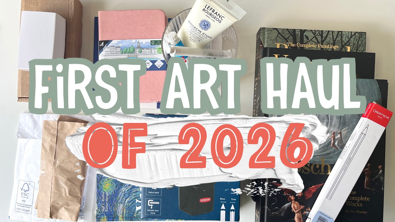 My first art haul of 2026!