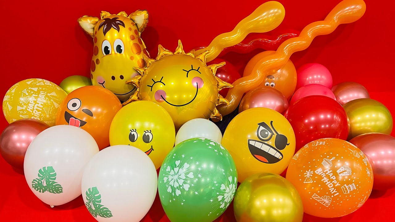 Satisfying asmr video fun happy birthday balloon popping#youtuber#satisfying #asmr #balloon 