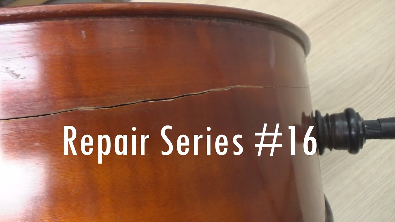 Repair Series #16 - Crack in the ribs of the cello