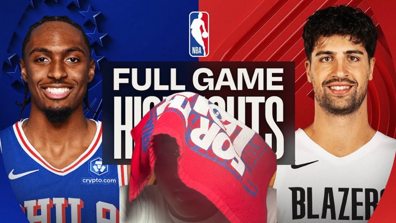 Dribble Reacts to the Philadelphia 76ers vs The Portland Trailblazers “ crash out alert “