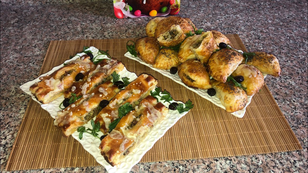 شوصون مالح بالعجين المورق اكثر من رائع بحشوة لذيذة 👌🏻سهل وسريع التحضير