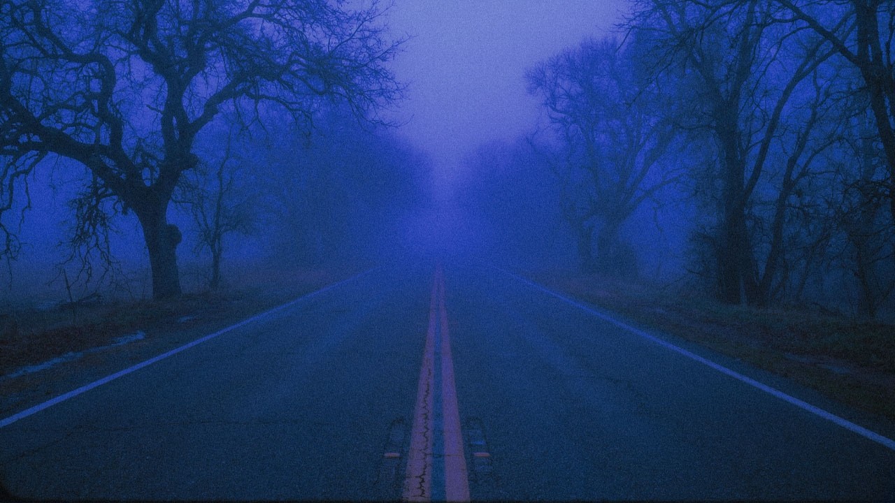 into the deep quiet.
