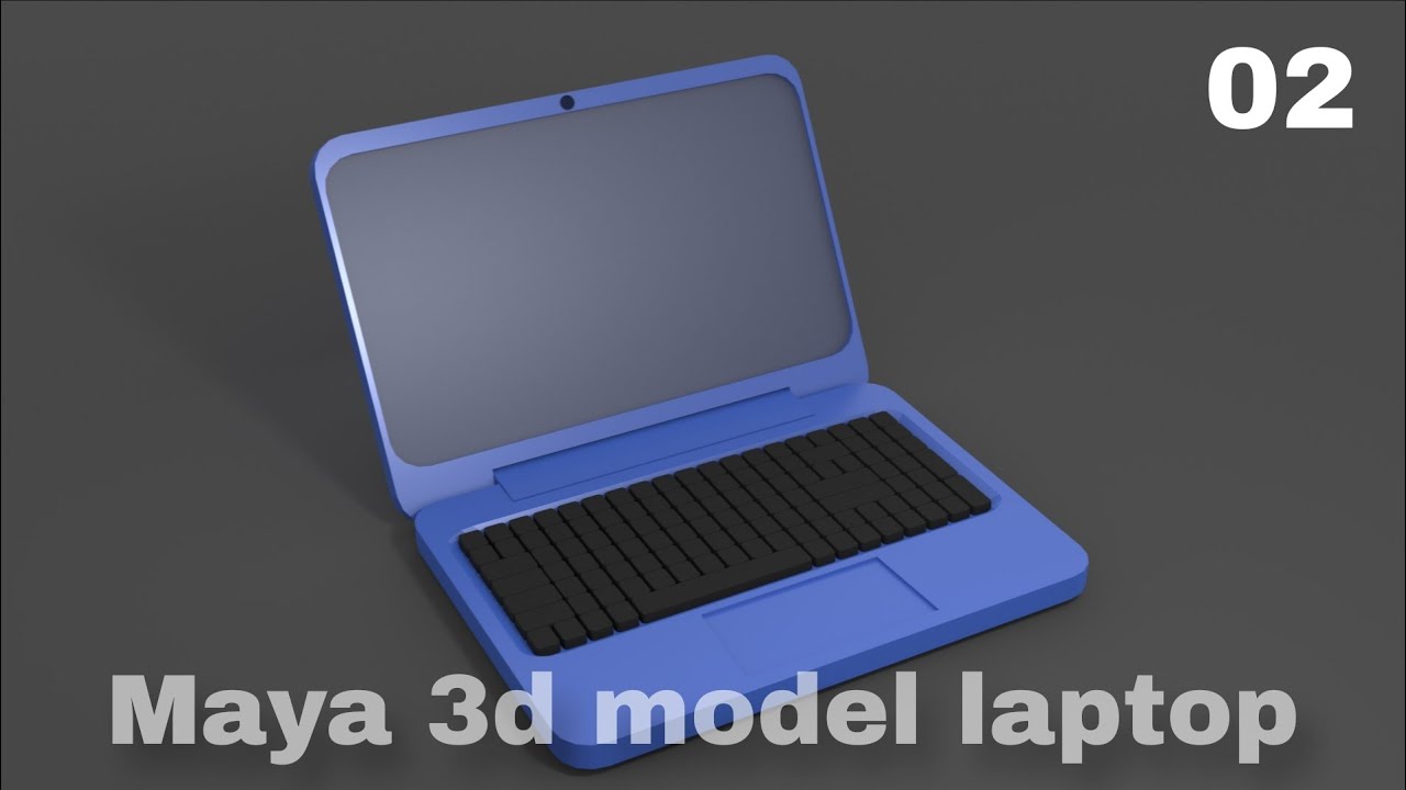 Learning maya day 3 modeling laptop part 2