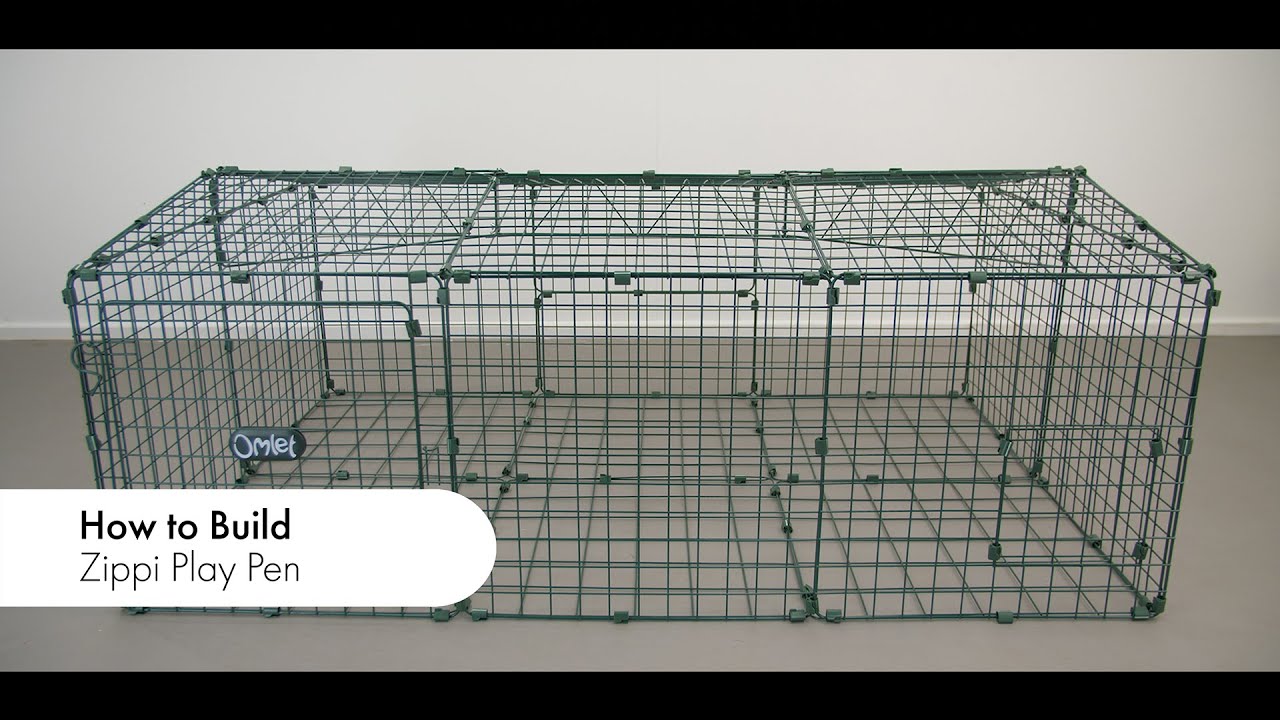 How to assemble the Zippi Playpen l Omlet Pet Products