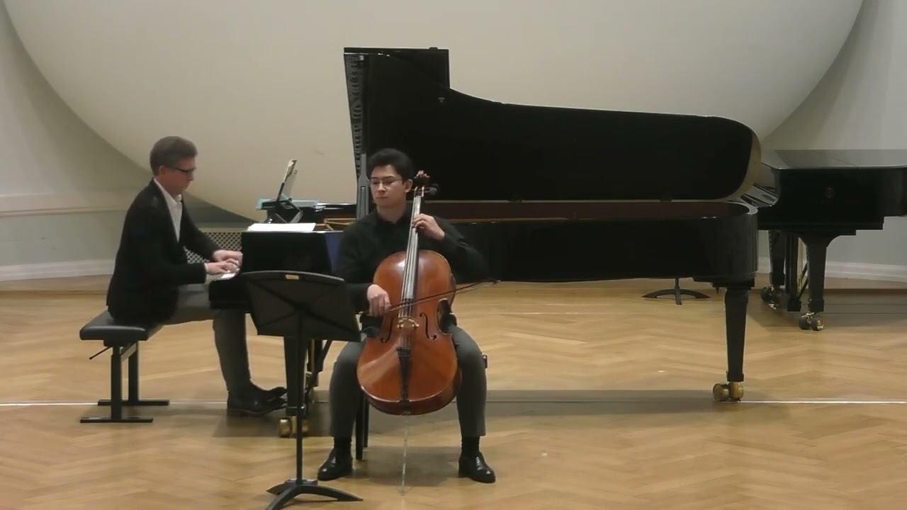 Prokofiev: Cello Sonata in C Major | 1 mvt Cello - Ken Kaneda, Piano - Carl Wolf
