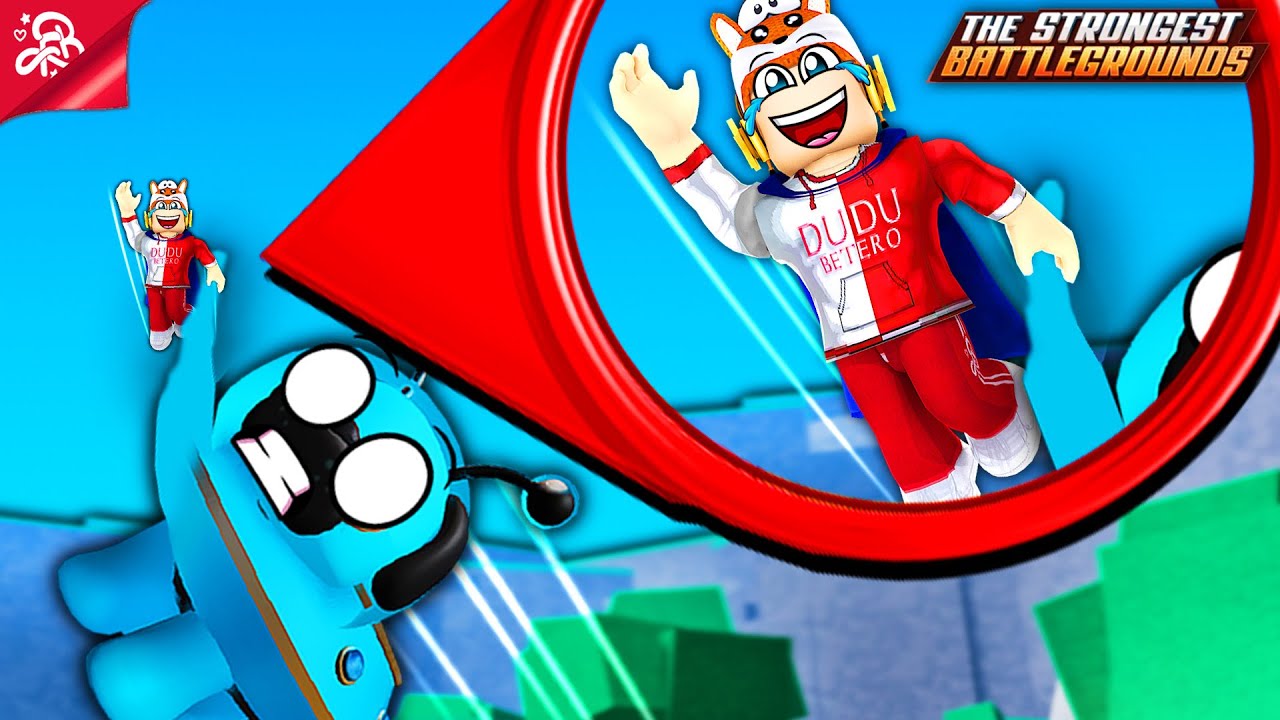 FIQUEI ULTRA PEQUENO PRA TROLLAR NO STRONGEST BATTLEGROUNDS