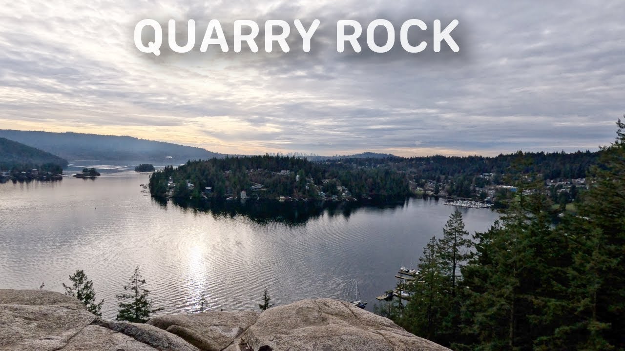 Healing Nature Walk | Deep Cove to Quarry Rock Hike 🌲⛰️ | Scenic North Vancouver Trail