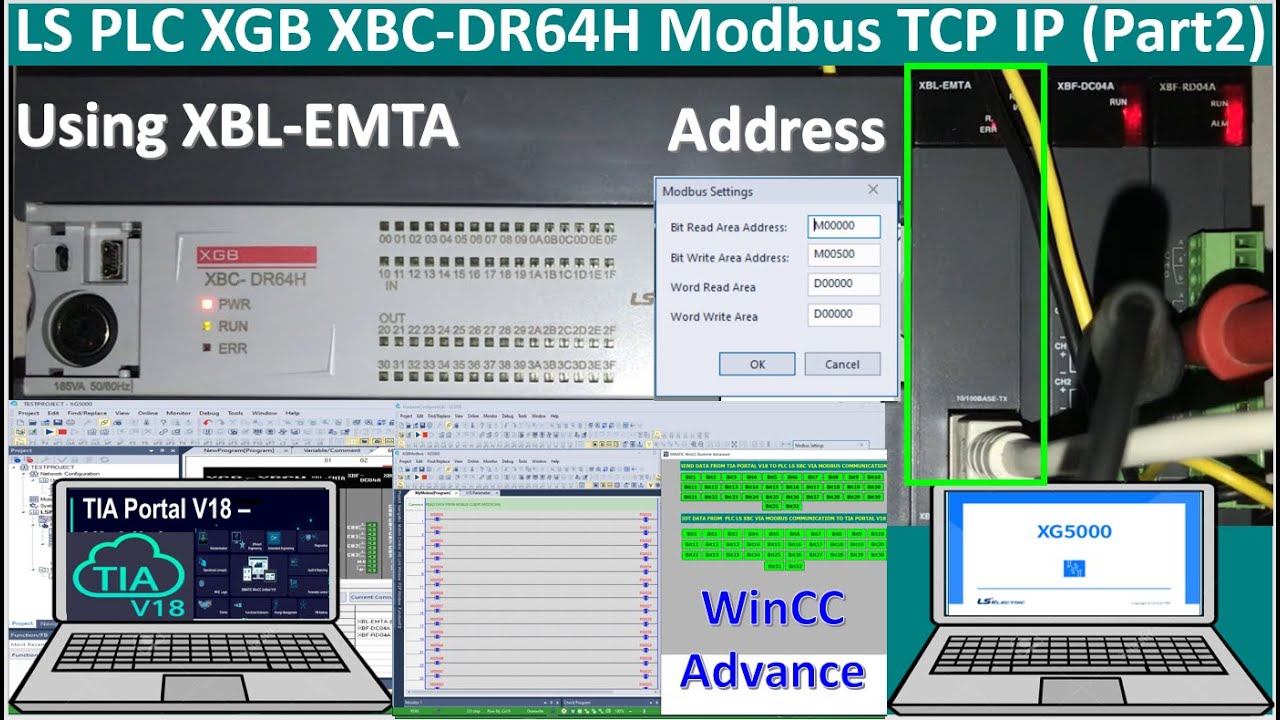 XG5000 software basic programming| PLC LS XGB XBC series Modbus communication tutorial Part-2