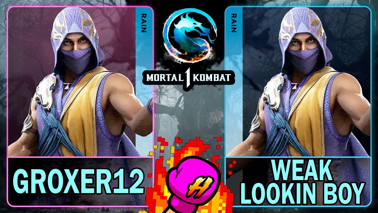MK1 Groxer12 (RAIN) VS Weak Lookin Boy (RAIN)🥊Mortal Kombat 1🥊4K 60ᶠᵖˢ