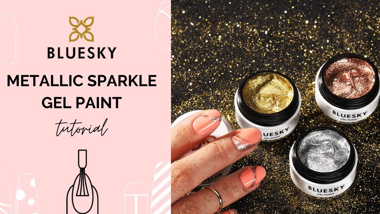 Bluesky Gel Paint Tutorial | How To Create Easy Nail Art