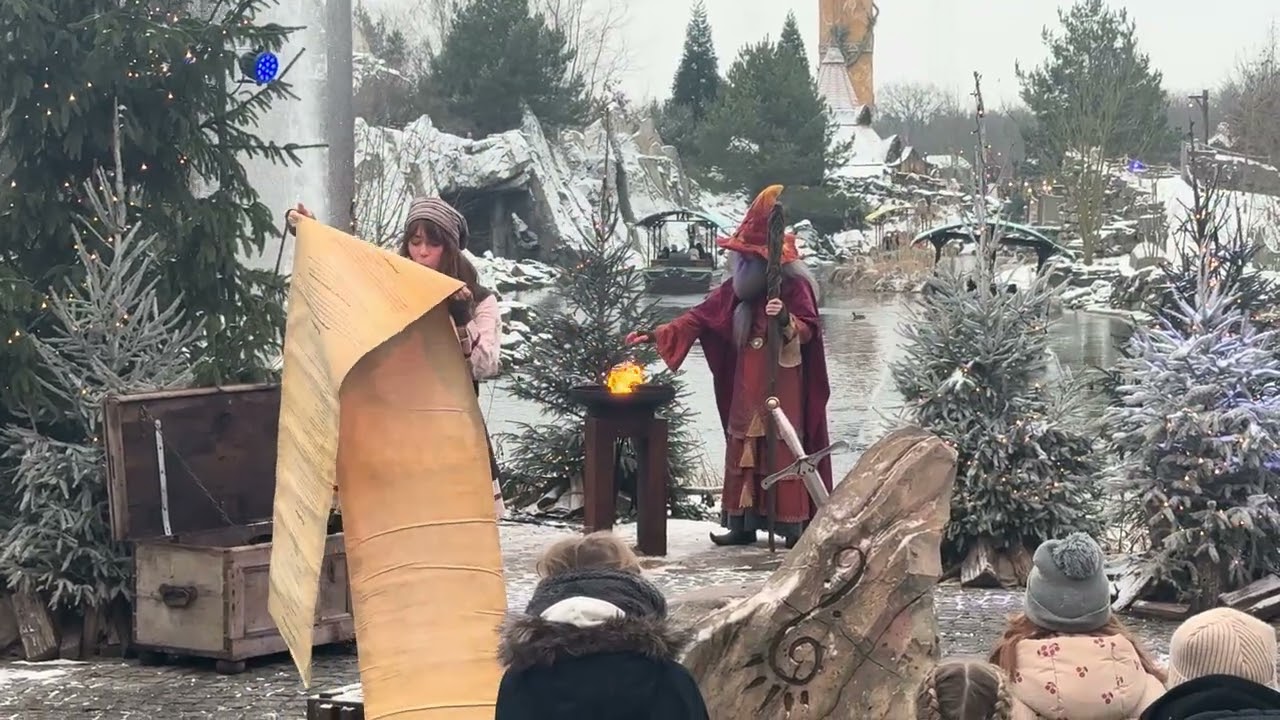 Toverland Winter Feelings 2025/2026 Warme wensen met Merlijn (Zondag 11 Januari)