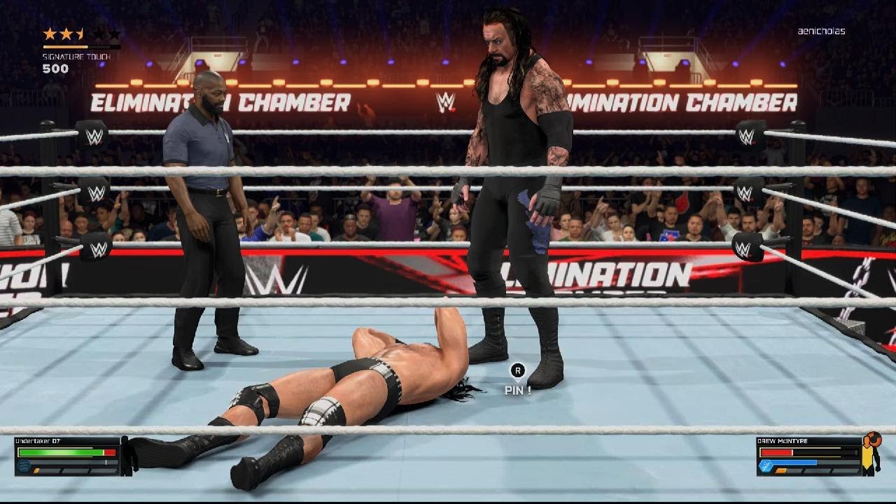 WWE 2K26 Undertaker vs Drew McIntyre
