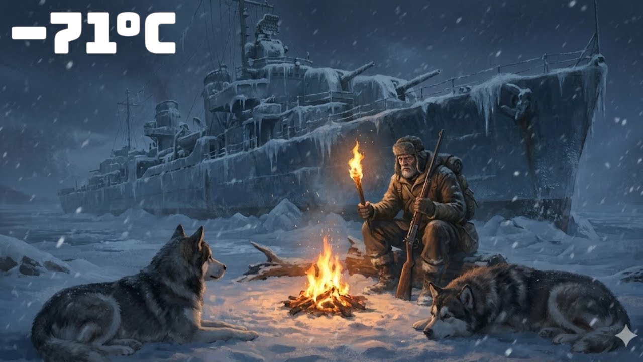 Lonely Veteran and His Dog Face Starvation in an Abandoned Village | Surviving –71°C Yakutia