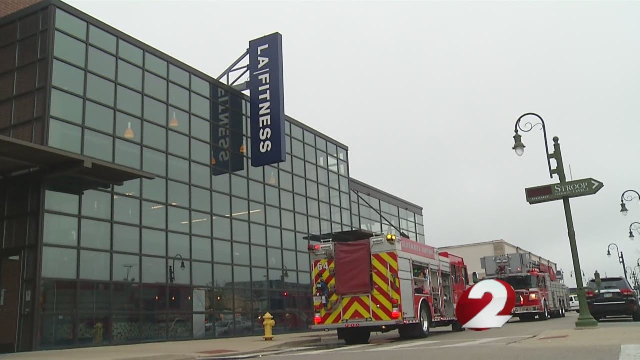 Air conditioner starts fire at LA Fitness