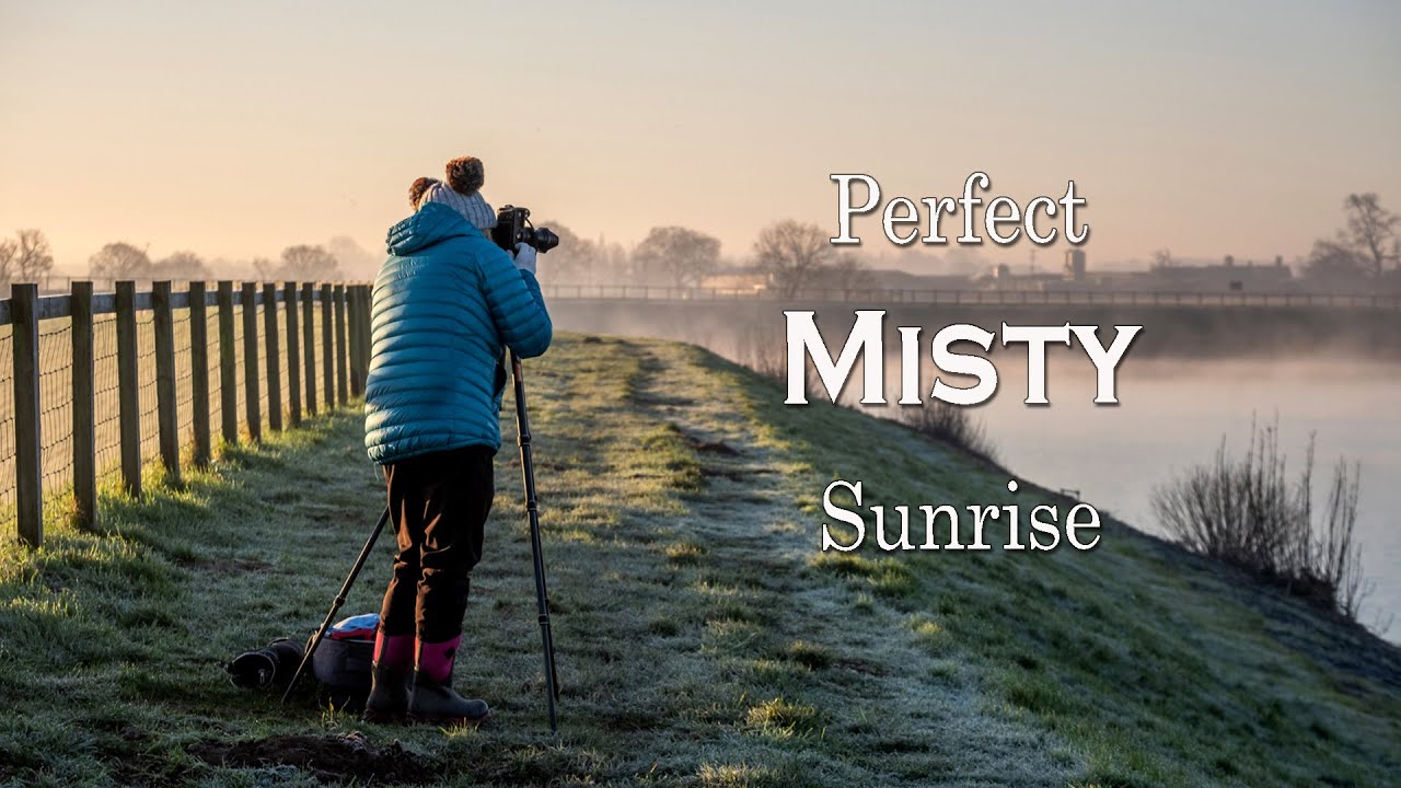 Perfect Misty Morning Sunrise - landscape Photography