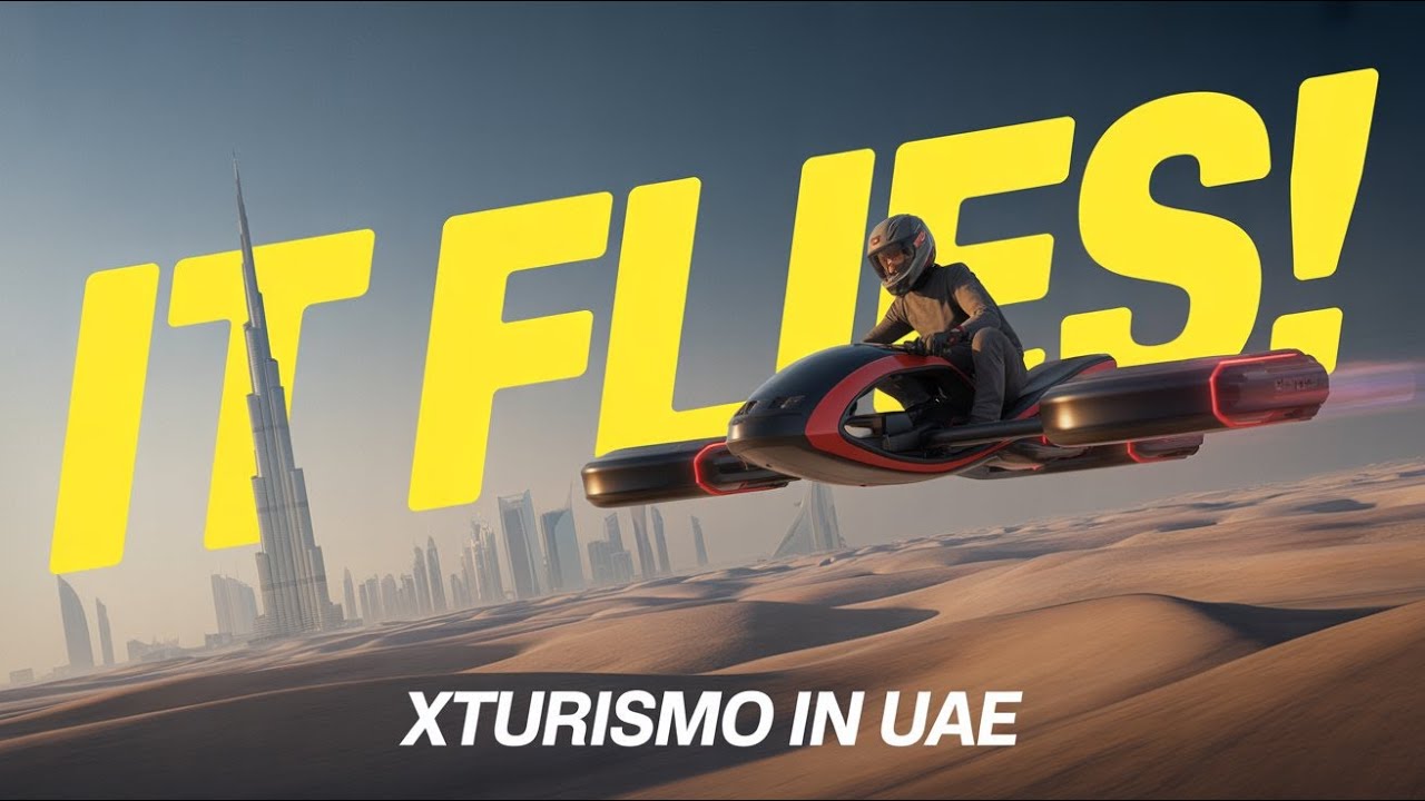 XTURISMO Hoverbike Lands in the UAE&mdash;You Won&rsquo;t Believe It Actually Flies!