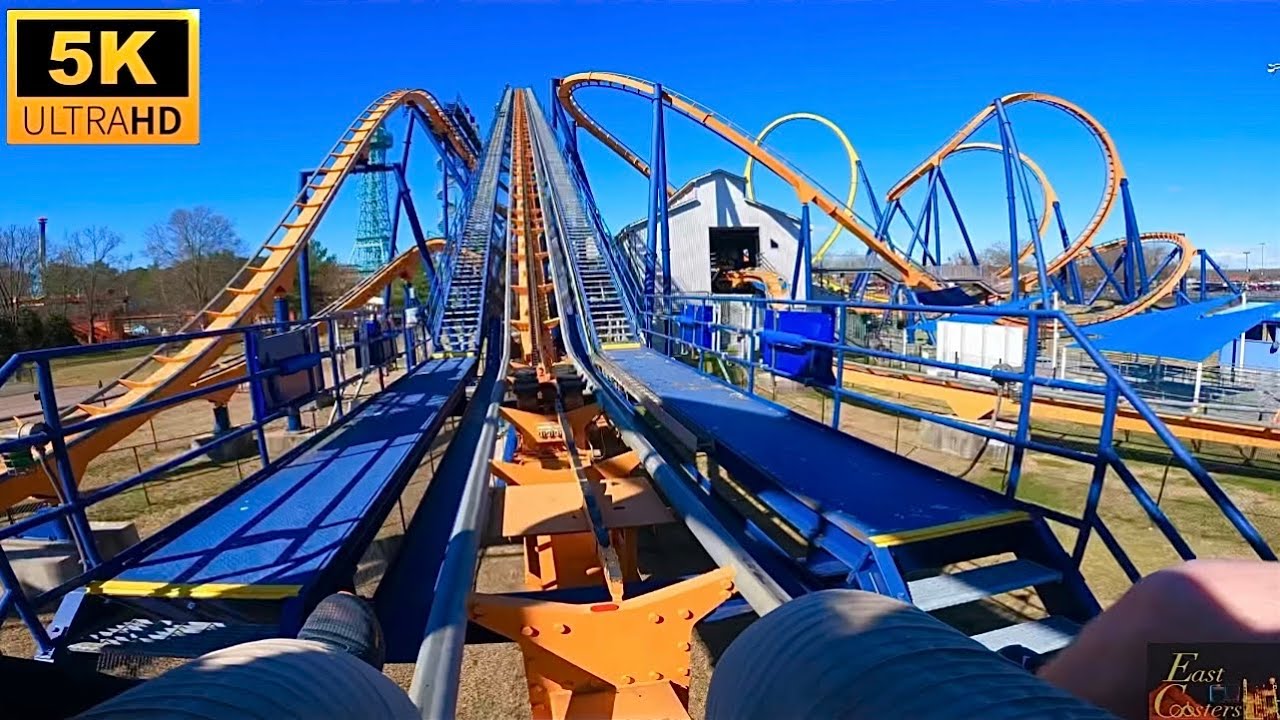 Dominator POV 5K World's Longest Floorless Coaster Kings Dominion Doswell, VA