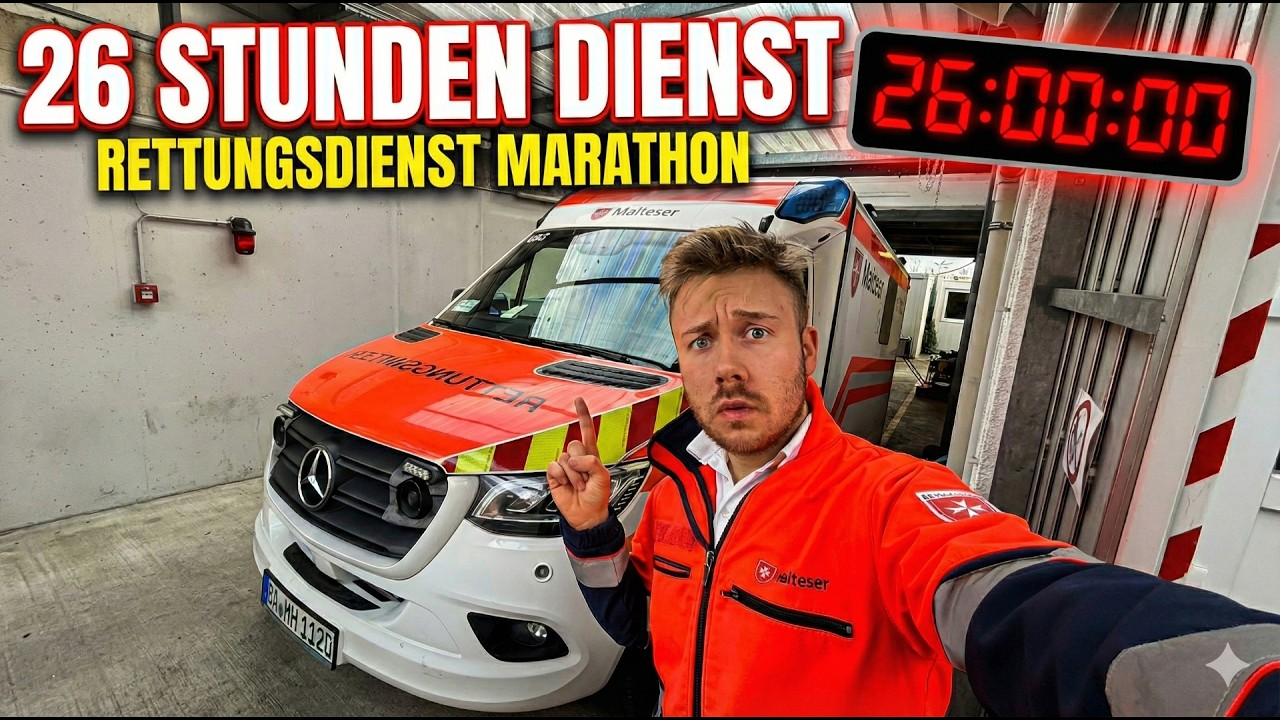 RETTUNGSDIENST hautnah! So läuft ein kompletter 24h-Dienst wirklich ab