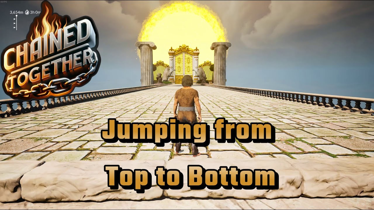 Jumping from top to bottom in Chained Together
