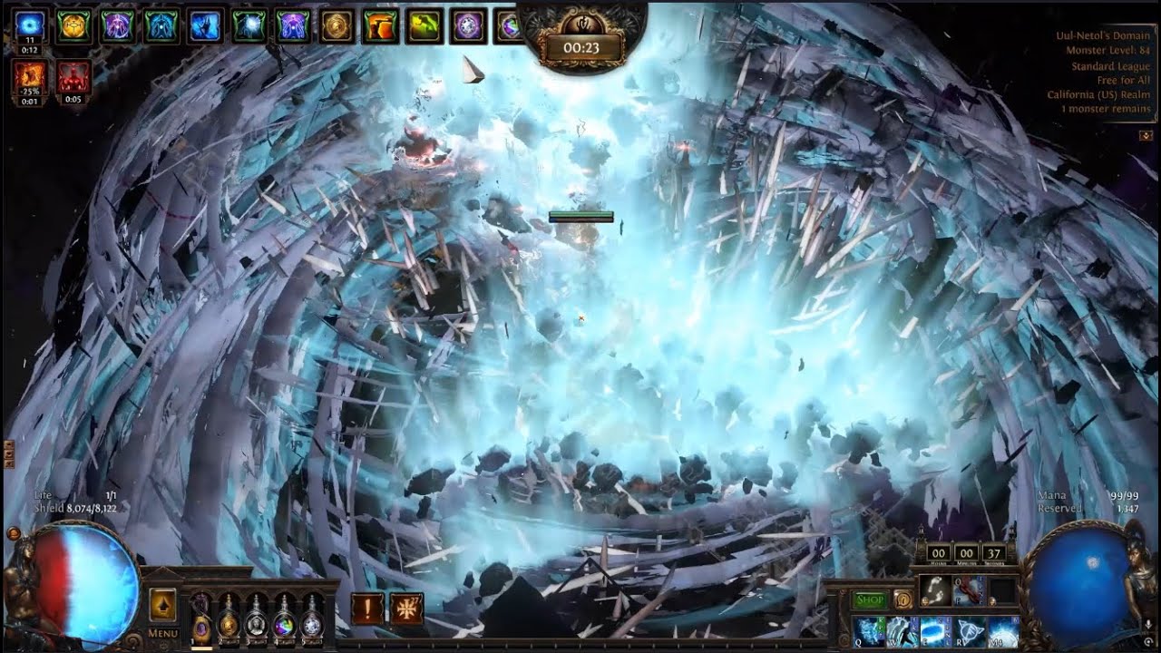 POE 3.27 Vaal Ice Nova of Frostbolts Occultist League Start Build Guide