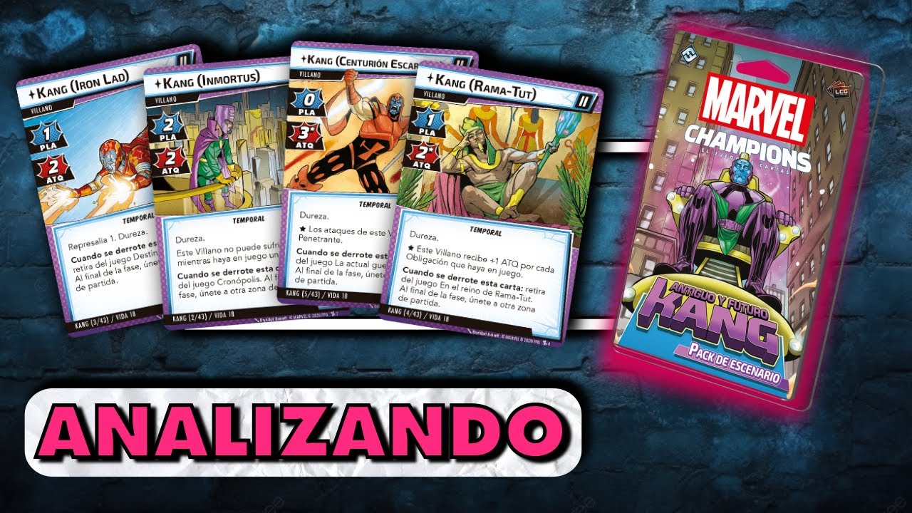 🌌 Todo sobre la Antiguo y Futuro Kang en Marvel Champions: Análisis del Pack de Escenarios