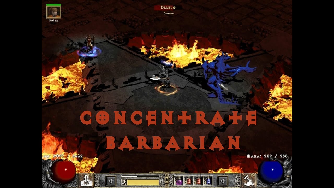 Building a BEAST and a Concentrate Barbarian: Diablo 2 Single Player