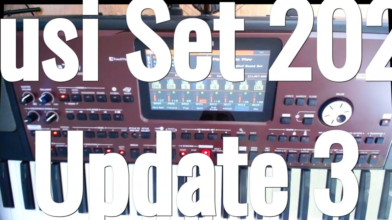 Korg PA700 - Musi Set 2022 Update 3 ALL 40 Styles