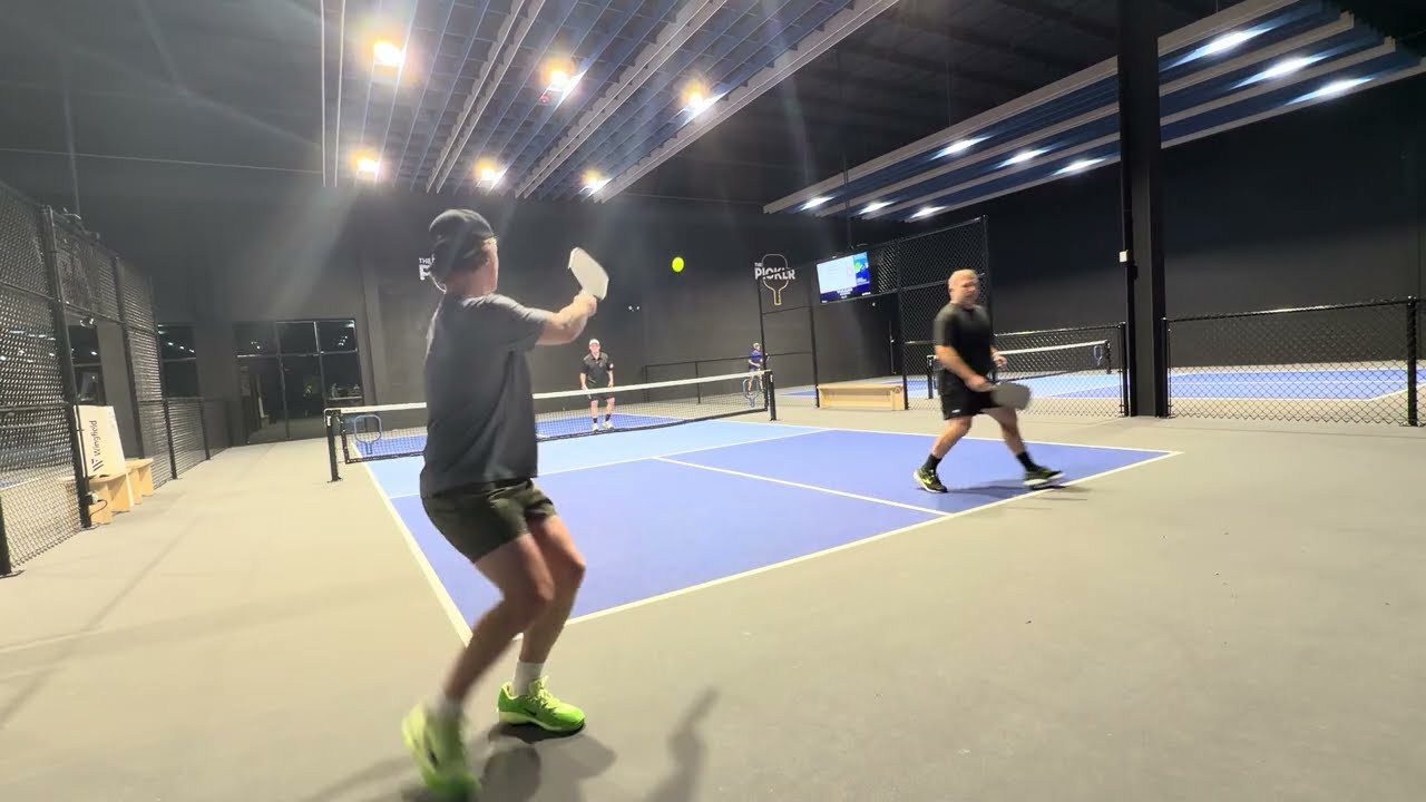 Pickleball Practice with 3 5.0 50+ Players. Smart Dinks and Winners Only. Dan/Pete vs Lou/Willis