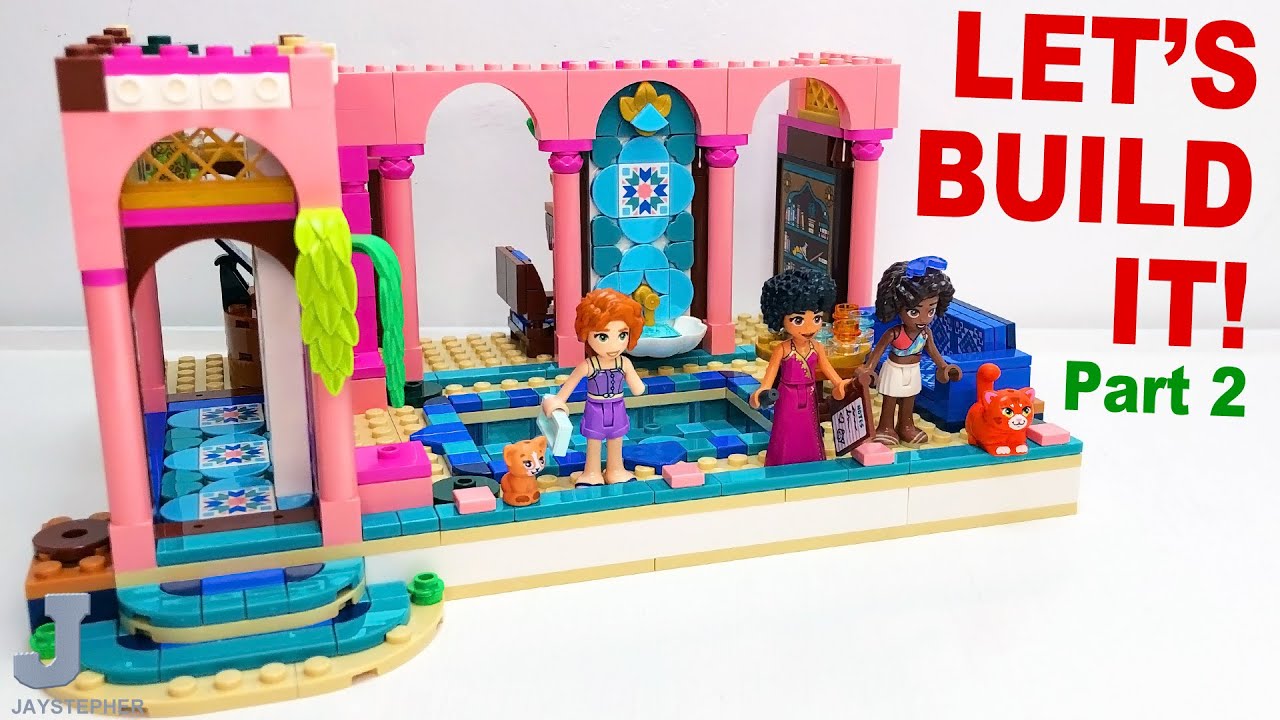 LEGO Friends 2026 Садовый ресторан 42691, сборка, часть 2