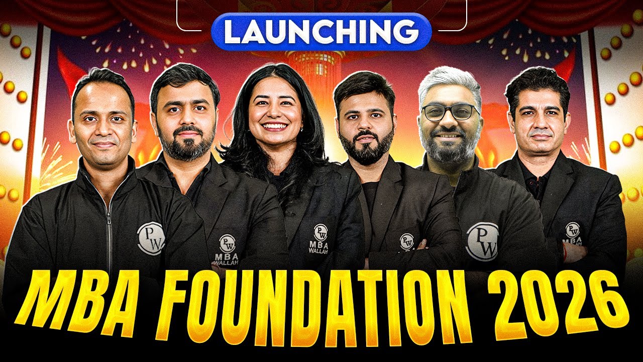Most Demanded MBA Foundation 2026 | FREE YouTube Batch