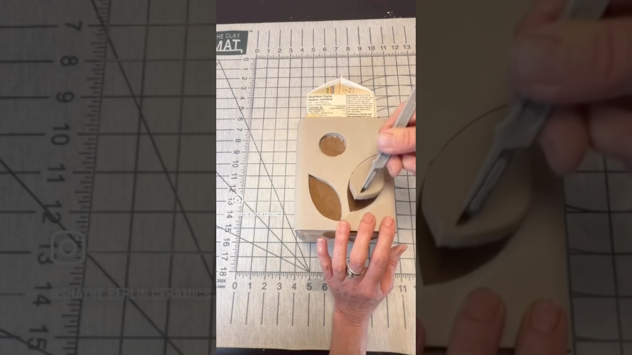 Teaching project #14 (part 1) - Clay 2Lt beverage carton holder 