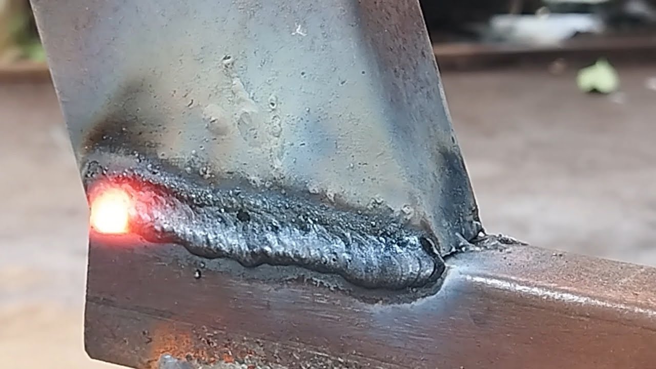 how to weld thin metal, in a horizontal position. few know this