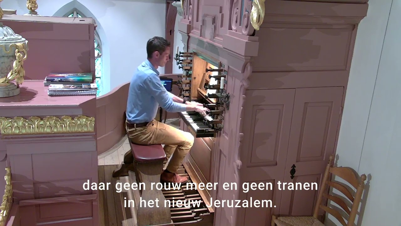 Samenzang: Lichtstad met uw paarlen poorten (orgel: Eric Wolfert)