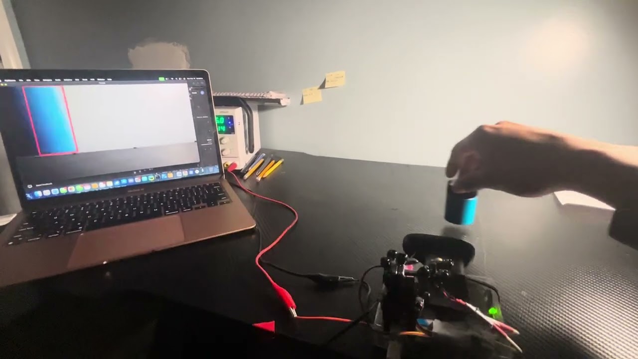 (PD Control) Camera Guided Laser Tracking System