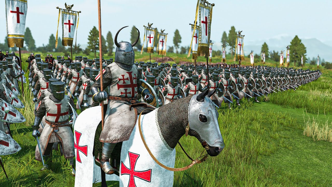 1000 Templars vs 1000 Islamic Warriors — The Battle in the Valley of Faith