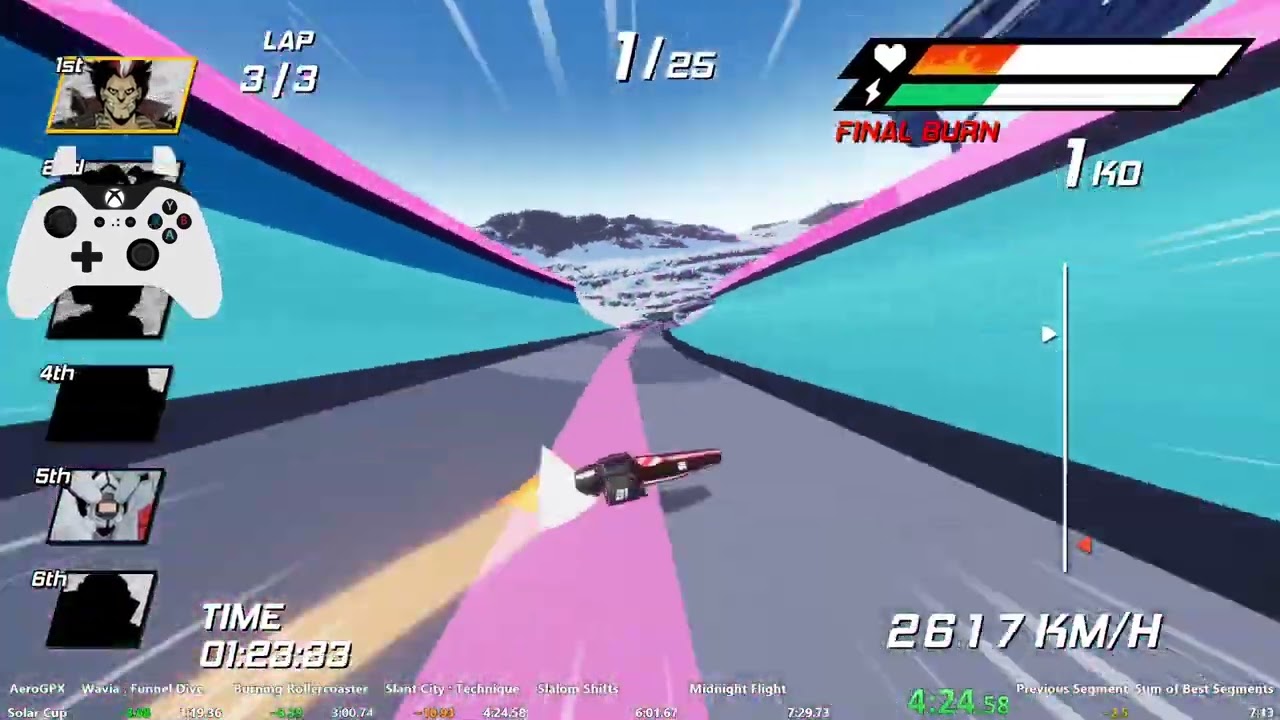 Aero GPX - Solar Cup Speedrun (Ace Pilot difficulty) - 